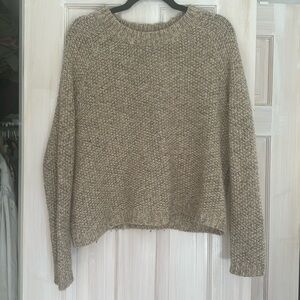 Wool Sezane x Madewell Sweater Jumper small Oatmeal Color
